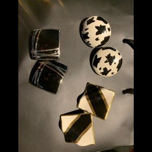 Art Festival Earrings Three pair